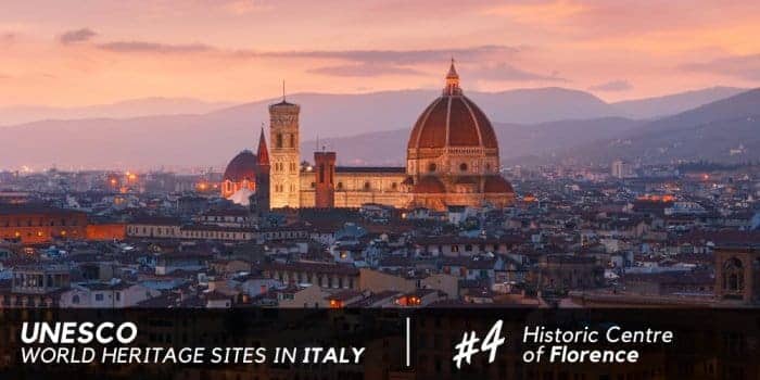 Historic Centre of Florence, Unesco World Heritage Site since 1982